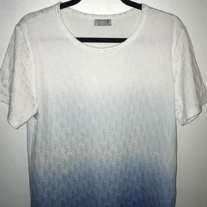 DIOR oblique gradient blue jersey